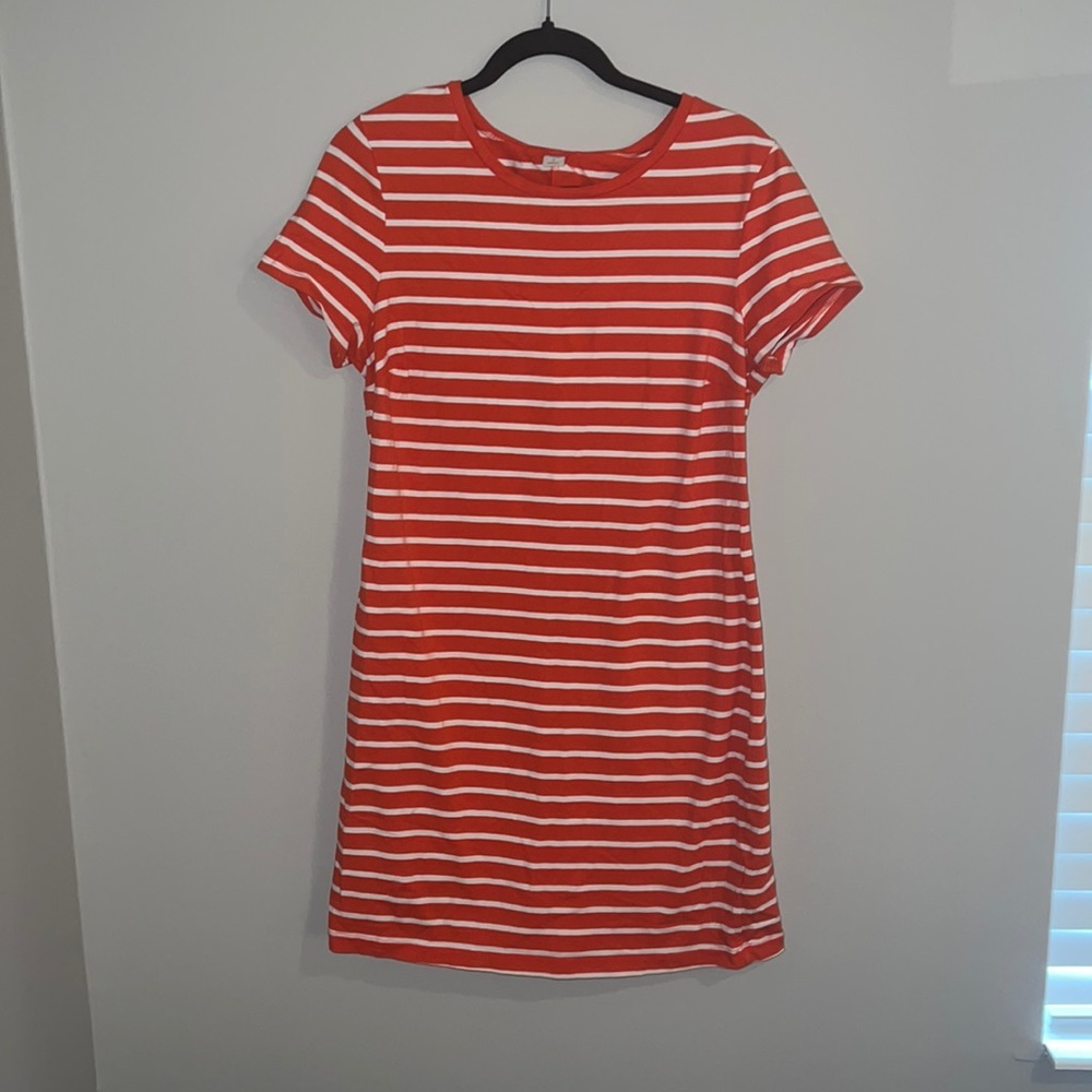 Old Navy orange tshirt dress